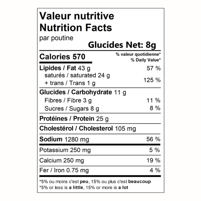 K2G Poutine Italienne Sans Lactose - Image 2